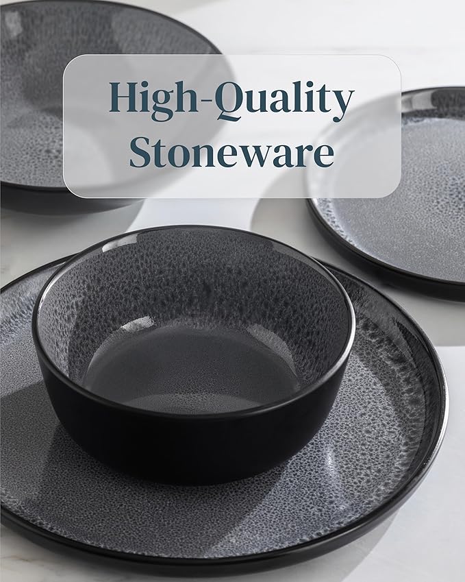 16 Piece Stoneware Dinnerware Set - Image 10