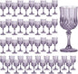 7OZ Plastic Wine Glasses, Reusable Vintage Goblets Unbreakable Drinking Glasses by Unknown