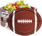 80 PCS Football Oval Paper Plates Large 11” Disposable American Rugby Sport Platters, Touch Down Boy Birthday Theme Party Heavy Duty Dish Tray for BBQ Gathering Picnic Carnival Dinner Party Tableware