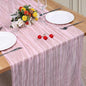 1 Pack Cheesecloth Table Runner 10Ft Christmas Gauze Boho Table Runners by Home