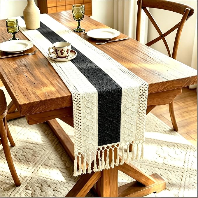 Boho Table Runner for Home Decor - Image 5