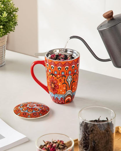 vancasso 18 Oz Tea Infuser Mug - Image 8