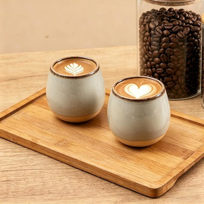 4pcs Japanese Tea Cups, 5.5OZ Vintage Espresso Cups, Handless Design Small - Image 7