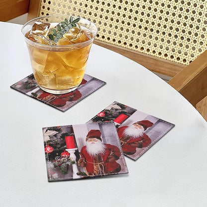 XINYIMAI Custom Leather Coasters Set of 6 - Image 5