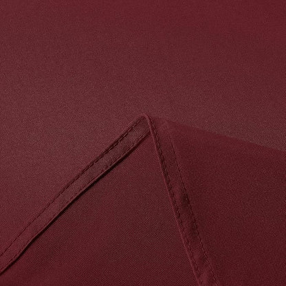 sancua Rectangle Tablecloth - 90 x 132 Inch - Stain and Wrinkle Resistant Washable Polyester Table Cloth, Decorative Fabric Table Cover for Dining Tables, Buffet Parties and Camping, Burgundy