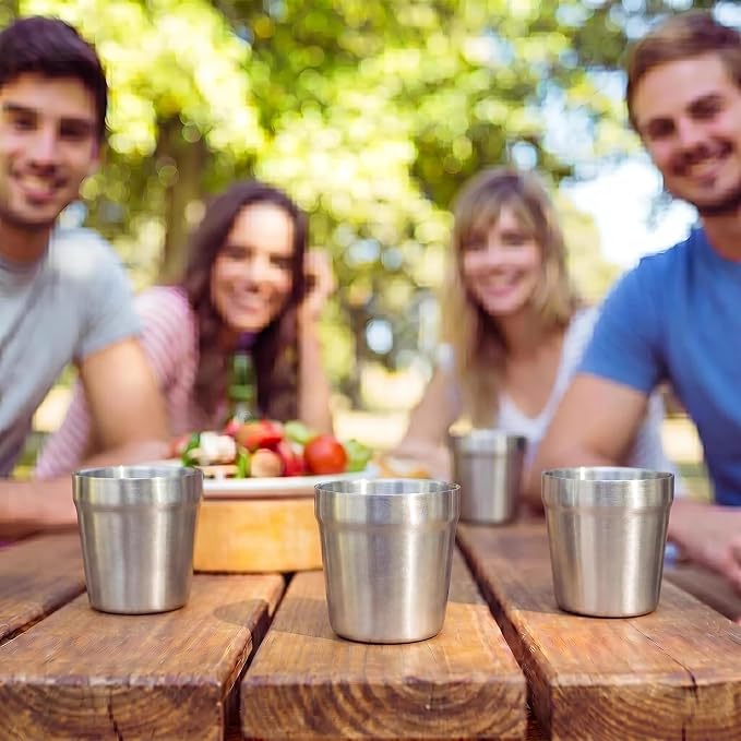 Youda Stainless Steel Cups Set of 4 - Image 7