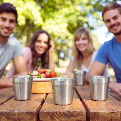 Youda Stainless Steel Cups Set of 4 - Image 7