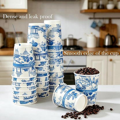 Disposable paper coffee cups | Hot & Cold Beverage, Thickened Leak-Proof - Image 6