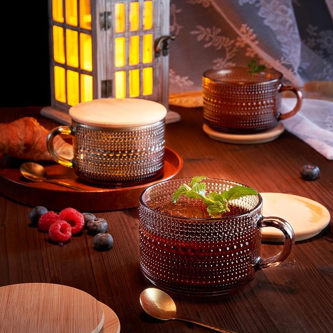 Khen Colors Glass Coffee Mugs Set - Image 6