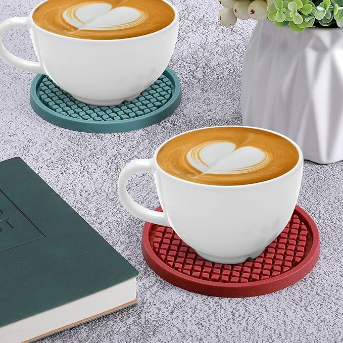 ME.FAN Silicone Coasters Thickened Drink Coasters - Image 5
