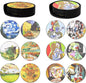 Coasters Set of 12- Van Gogh and Pablo Picasso Style by Unknown