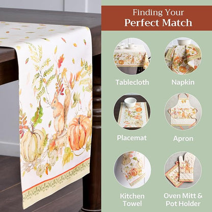 Maison d' Hermine Table Runner 100% Cotton 14.50" x 108" | Table Runners 108 - Image 5