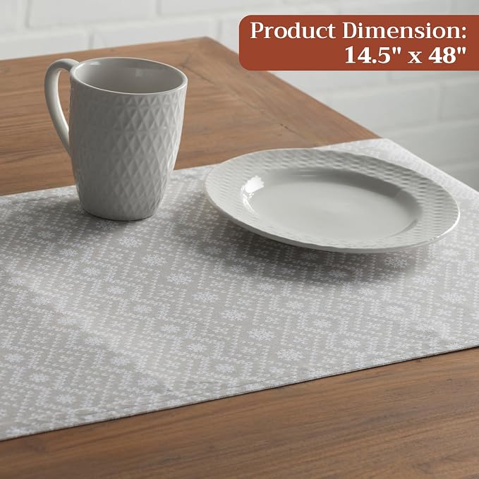 Maison d' Hermine Table Runner 100% Cotton 14.50" x 48" | Table Runners 48 - Image 7
