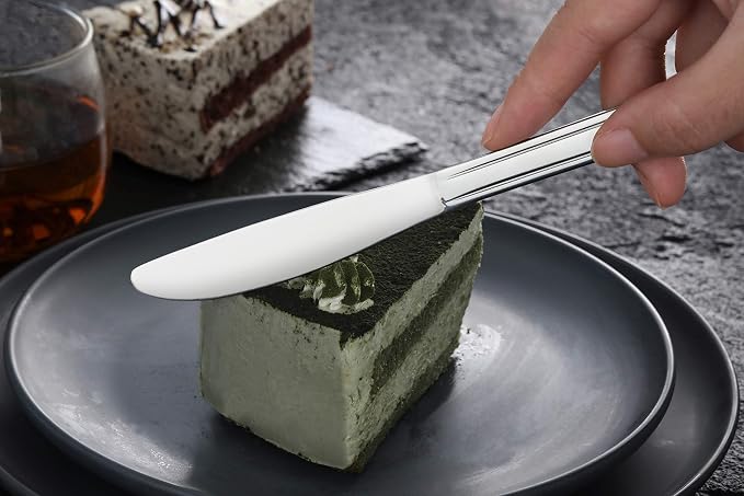 New Star Foodservice Dominion Pattern 18/0 Stainless Steel Dinner Knife - Image 8