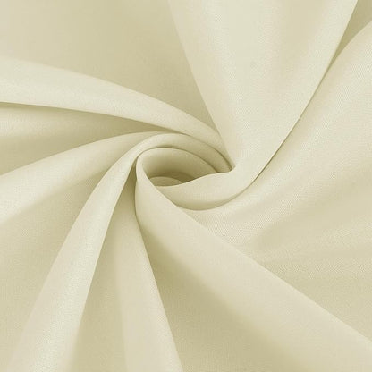 Fitable 6 Pack Ivory Tablecloths for Round Tables-108 Inches in Diameter-Stain Resistant and Washable Table Clothes,Polyester Fabric Covers Wedding,Party,Banquet,Formal Events (130g-QW6P-108Ivory)