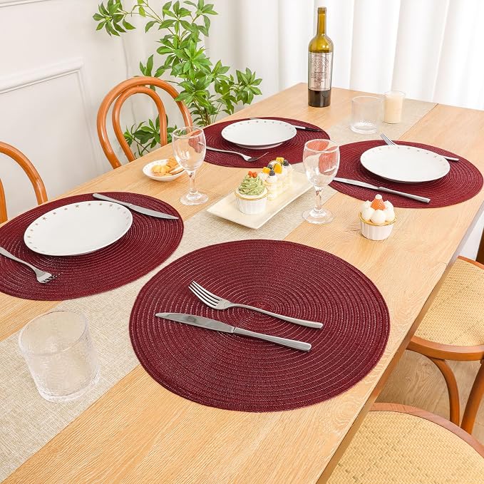 SHACOS Round Placemats Set of 8 - Image 7
