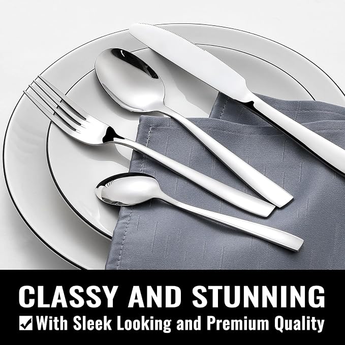 HIWARE 48-Piece Silverware Set - Image 5