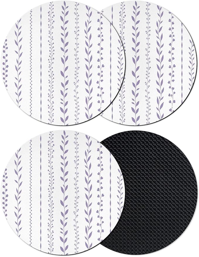 Modern Minimalist Coasters Set of 4, Absorbent Coasters by Unknown