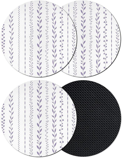 Modern Minimalist Coasters Set of 4, Absorbent Coasters by Unknown