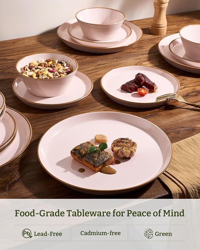 Famiware Saturn Dinnerware Sets, Ceramic Dishes - Image 4