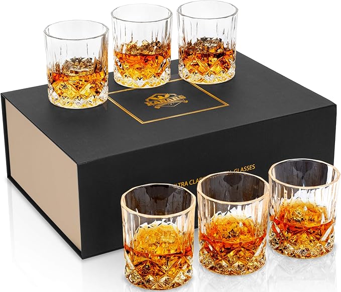 KANARS Whiskey Glasses Set of 6 by KANARS
