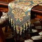 Extra Luxury Velvet Blue Table Runner 120 Inches Long by NYSMXF