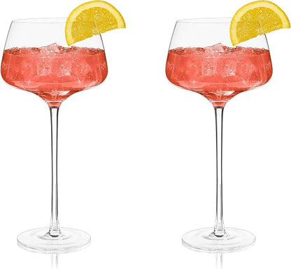 Viski Angled Stemmed Cocktail Glasses - Image 9
