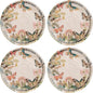 Karma, 8.75 inches Melamine Salad Plates Set of 4, Reusable Dishwasher Safe by KarmaGifts