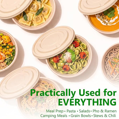 25 oz Bamboo Disposable Bowls - Image 5