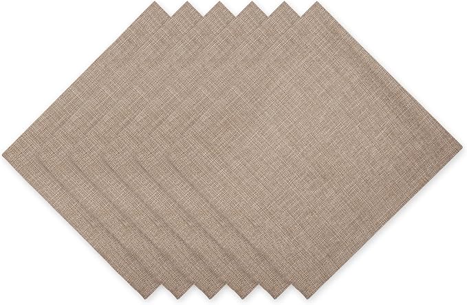 DII Variegated Tabletop Collection, Napkin Set, 6 Piece by DII