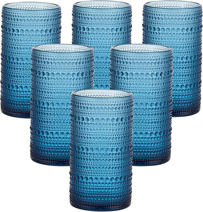 16oz Hobnail Drinking Glasses, juice and bar use by Unknown