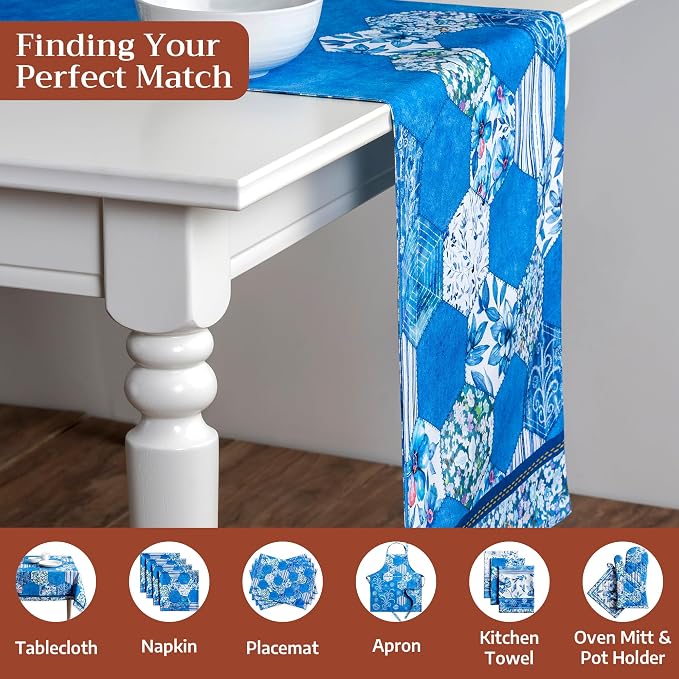 Maison d' Hermine Table Runner 100% Cotton 14.50" x 108" | Table Runners 108 - Image 4