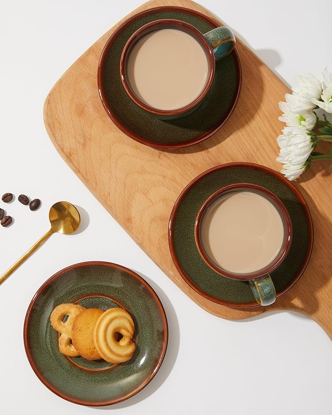 Pokini Stoneware Coffee Cups - Image 2