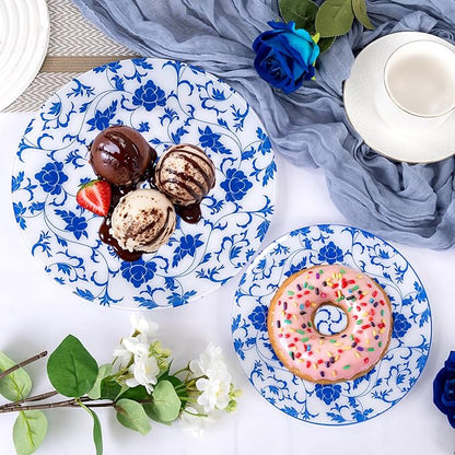 60 PCS Blue Plastic Plates - Image 7