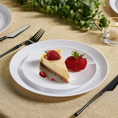 PLASTICPRO 32 Piece Combo Plates Set - Image 3