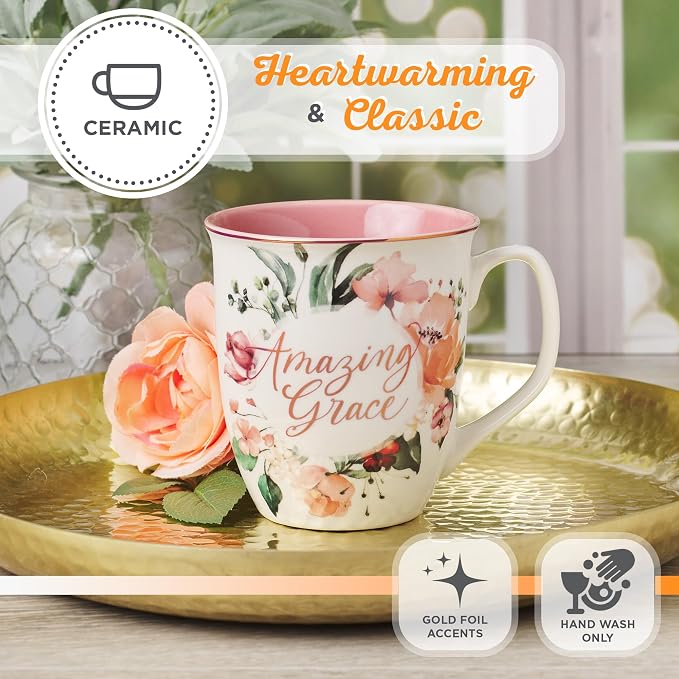 Christian Art Gifts Large Ceramic Inspirational Women's Coffee & Tea Mug: - Image 5