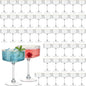 48PCS Plastic Martini Glasses, Unbreakable Reusable Champagne Coupe, Removable by Unknown
