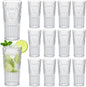 Wiwiqing 20oz Vintage Plastic Ribbed Tumblers Set of 12, Baby Shower, Birthday by Wiwiqing