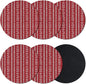 Traditional Minimalist Coasters Set of 6, Absorbent Coasters by Unknown