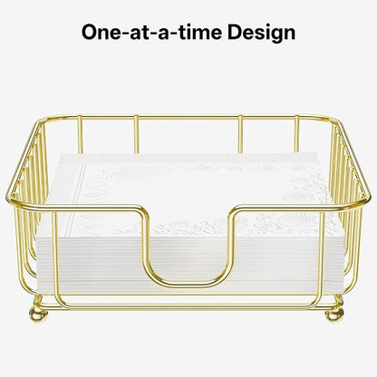 Napkin Holder for Table, Napkin Holders for Paper Napkins, GMFINE Flat Metal - Image 4
