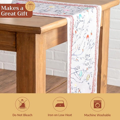 Maison d' Hermine Table Runner 100% Cotton 14.50" x 72" | Table Runners 72 - Image 5