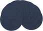 SHACOS Round Placemats Set of 8 Washable 15 inch Round Table Mats Cotton by SHACOS