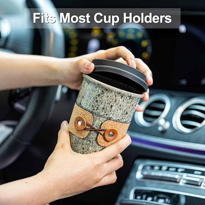 Ceramic Coffee Travel Mug Tea Cups - Image 6
