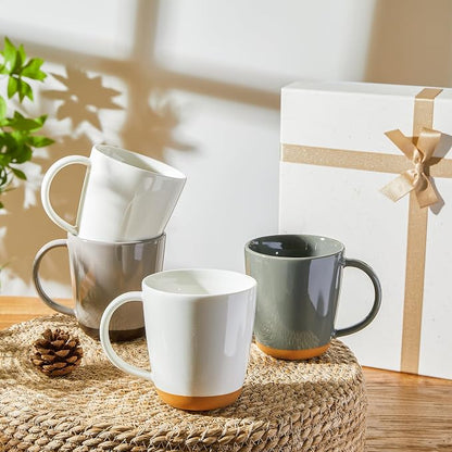 Sweese Porcelain Coffee Mugs Set of 4-16 Ounce -Microwavable, Coffee Cups - Image 6