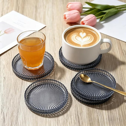 6 Pcs Modern Clear Coasters, Crystal Coaster, Glass Coasters | Coasters - Image 7