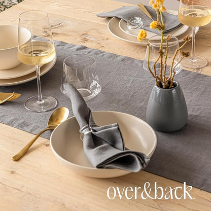 Over&Back 18x108 Washed 100% Linen Table Runner - Image 7