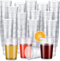 Meanplan 72 Pack Plastic Reusable Drinking Glasses Restaurant Grade 8 oz by Meanplan