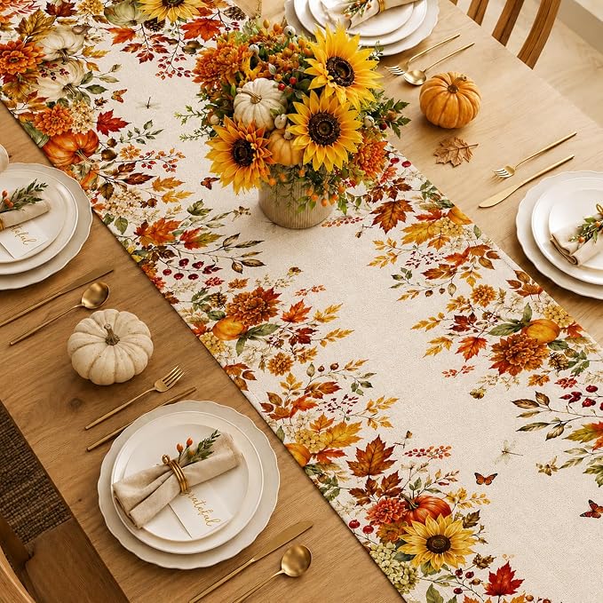 Fall Table Runner 13×72 in - Image 5