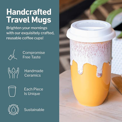 NOVA CERAMICS Ceramic Tumbler– Ceramic Travel Mug - Image 2