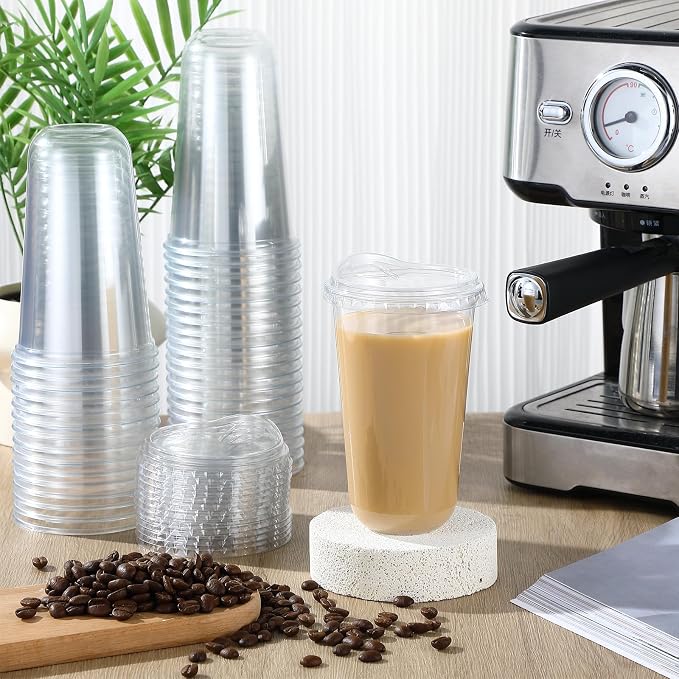 Baderke Clear Plastic Cups - Image 2
